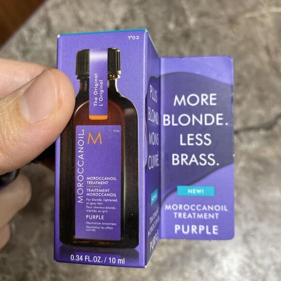 Moroccanoil The Original Moroccan Oil Treatment .34oz Travel Size Purple Formula - Picture 3 of 4